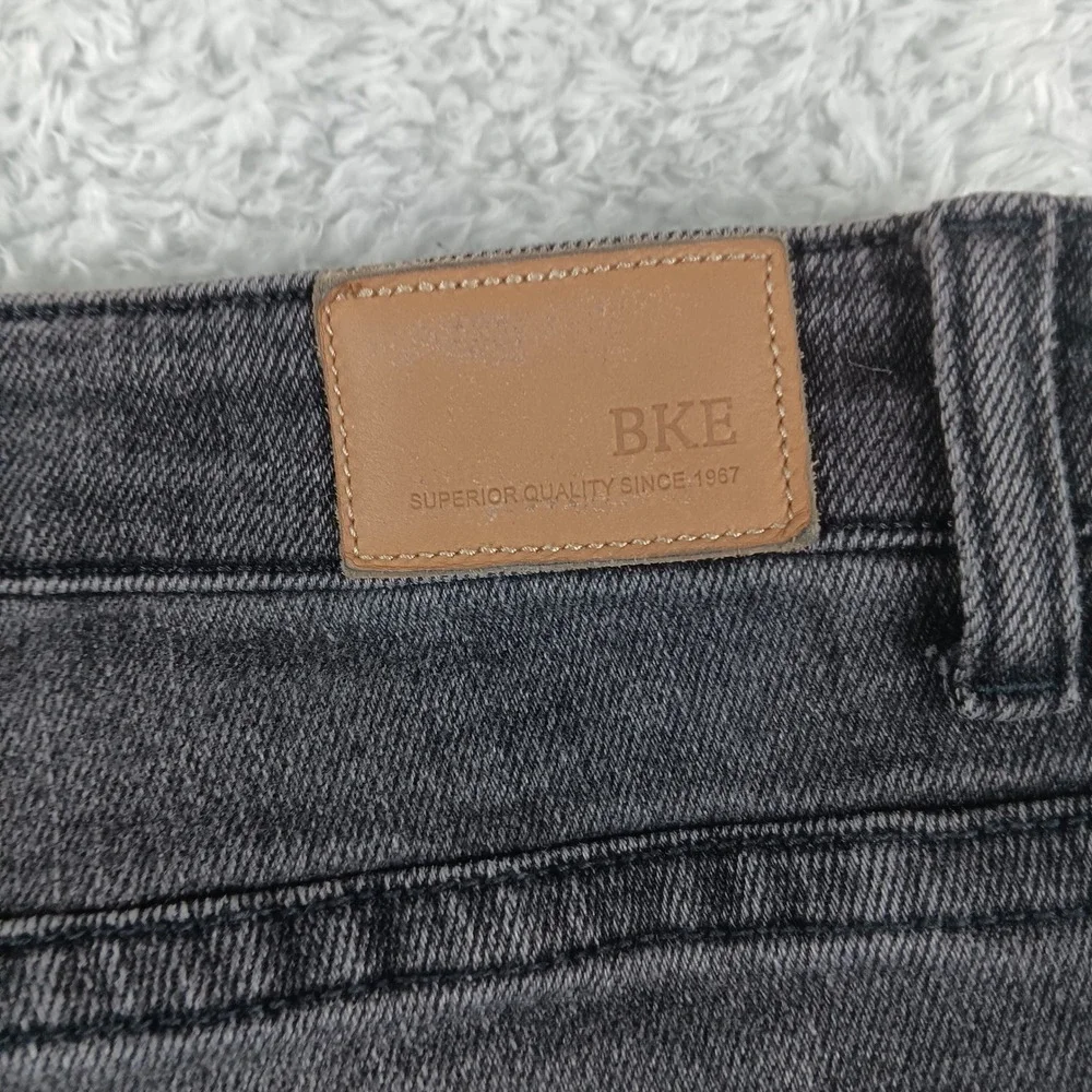 BKE Payton Ankle Skinny Jeans Womens 30x27 Faded Black ABK5648A Distressed - Picture 9 of 14